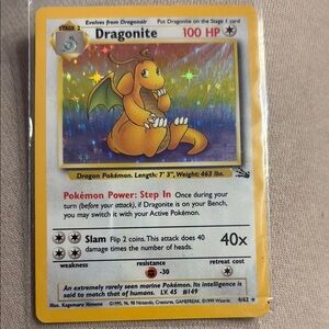 Dragonite Card MINT 4/62